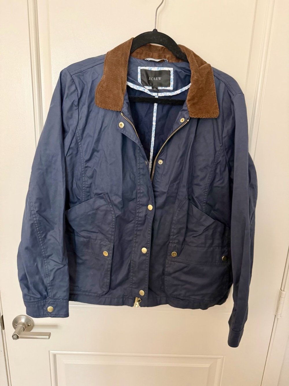 J. Crew Navy Barn Jacket